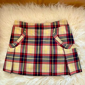 Plaid Miniskirt by Princess Vera Wang NWOT